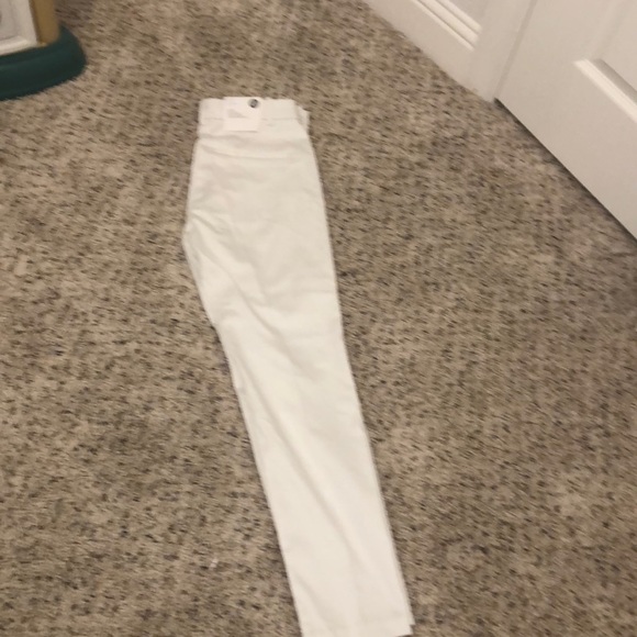 H&M super stretch white slacks - Picture 2 of 5